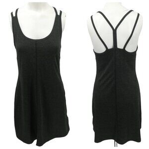 Patagonia Latticeback Gray Strappy A-line Dress Size S Stretch Shelf Bra